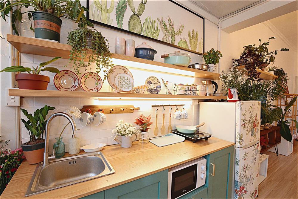 Cô gái ở Hà Nội cải tạo phòng thuê 80m² xuống cấp theo phong cách châu Âu cuốn hút-14