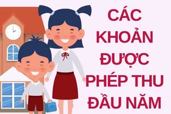 Năm học mới, nhà trường chỉ được phép thu những khoản nào?