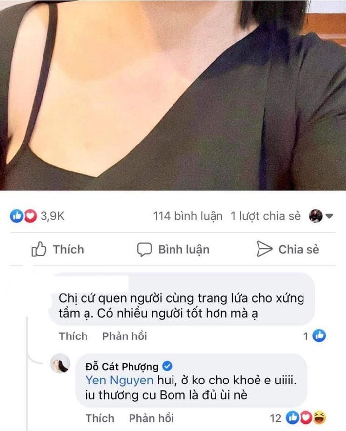 Phản ứng của Cát Phượng khi được netizens khuyên đi thêm bước nữa-2