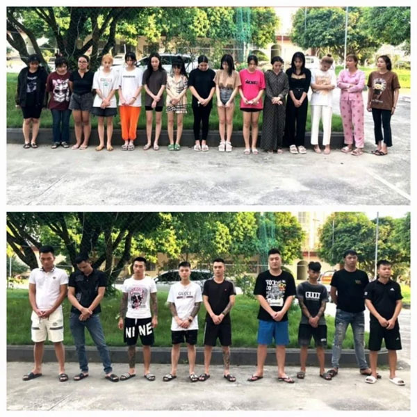 Tạm giữ 66 nam thanh, nữ tú tổ chức sử dụng ma túy trong khách sạn-1