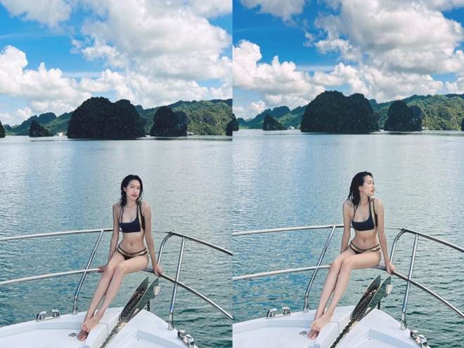 Bạn gái Đoàn Văn Hậu diện bikini thả dáng trên du thuyền-2