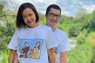 Diễn viên Hồng Ánh hiếm hoi cho chồng 'lên sóng', 'ghim' vì ông xã tự nhận trẻ hơn vợ