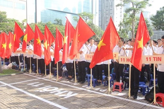 Hòa mình vào không khí vui tươi ngày khai giảng