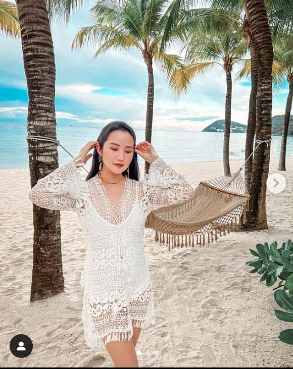 Primmy Trương gợi cảm đi du lịch, dành lời khen cho chồng - Tổng giám đốc Phan Thành vì điều này!-1