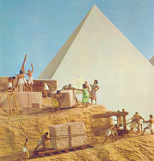 Làm cách nào người Ai Cập cổ di chuyển hàng tấn đá xây kim tự tháp?-5