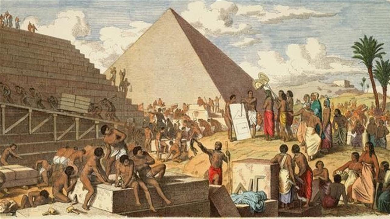 Làm cách nào người Ai Cập cổ di chuyển hàng tấn đá xây kim tự tháp?-6