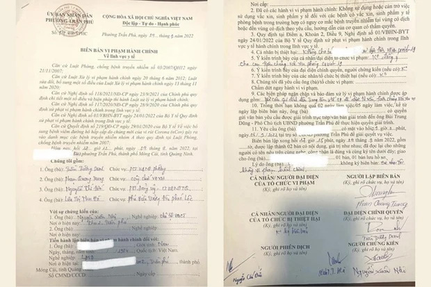 Lập biên bản phụ huynh không cho con tiêm vắc-xin Covid-19-1