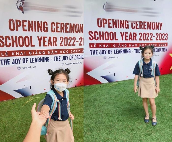 Sao Việt nô nức đưa con tới trường dịp khai giảng năm học mới-7