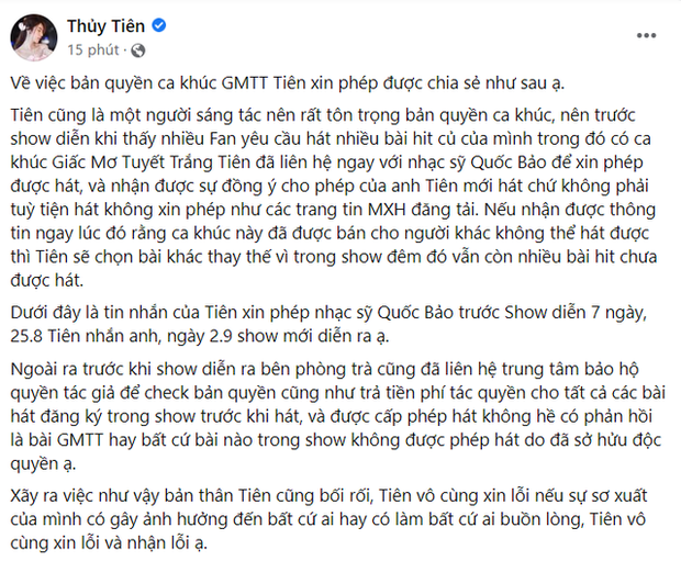 Thuỷ Tiên khẳng định đã được phép hát Giấc Mơ Tuyết Trắng, Nathan Lee đáp trả: Tôi đã mua độc quyền trong 3 năm...!-2