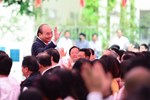 Chủ tịch HĐND Thành phố Nguyễn Ngọc Tuấn dự lễ khai giảng tại Trường Tiểu học Đặng Trần Côn-5