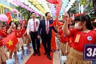 Chủ tịch HĐND Thành phố Nguyễn Ngọc Tuấn dự lễ khai giảng tại Trường Tiểu học Đặng Trần Côn