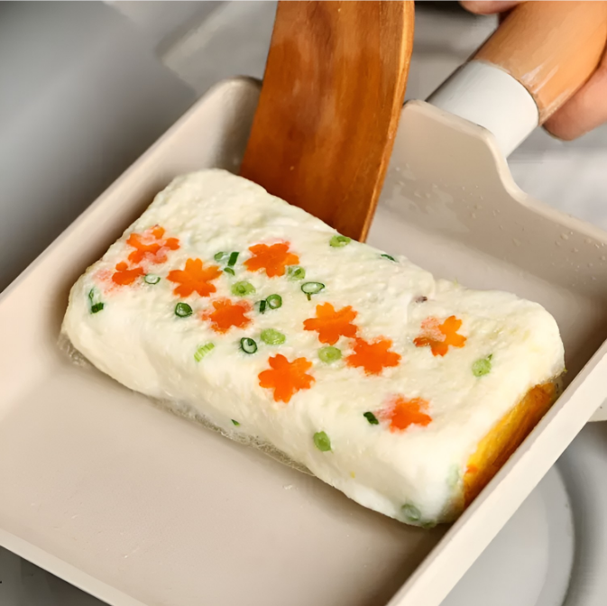 Cách làm trứng cuộn rau củ đơn giản đẹp mắt-8