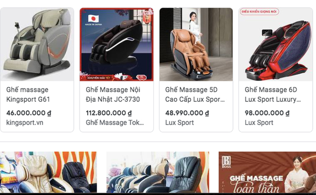 Ghế massage Trung Quốc loạn giá, Bộ Tài chính nói gì?-1