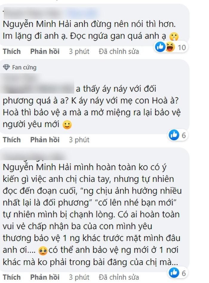 Dân mạng ném đá thiếu gia Minh Hải vì lên tiếng chỉ để bảo vệ bồ mới thay vì mẹ con Hòa Minzy?-3