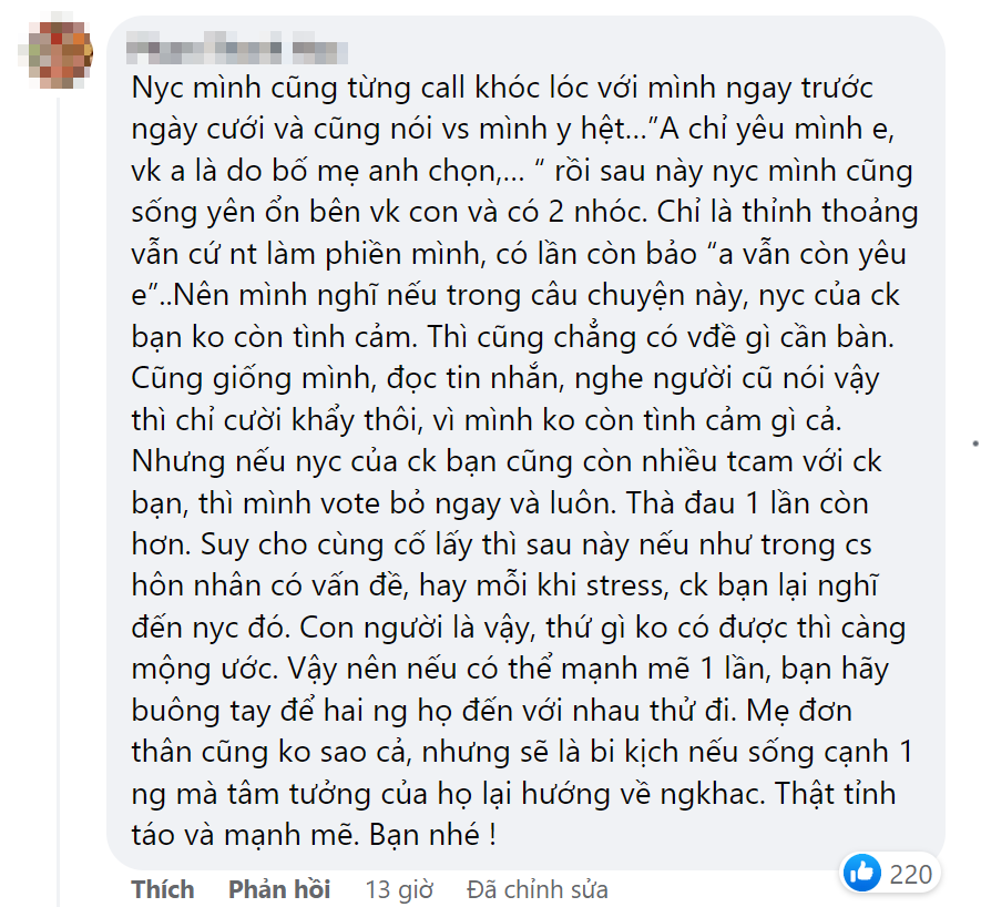 Tuần sau tôi cưới, nhưng chồng tương lai nhắn tin với người yêu cũ: Anh vẫn yêu em!”-4