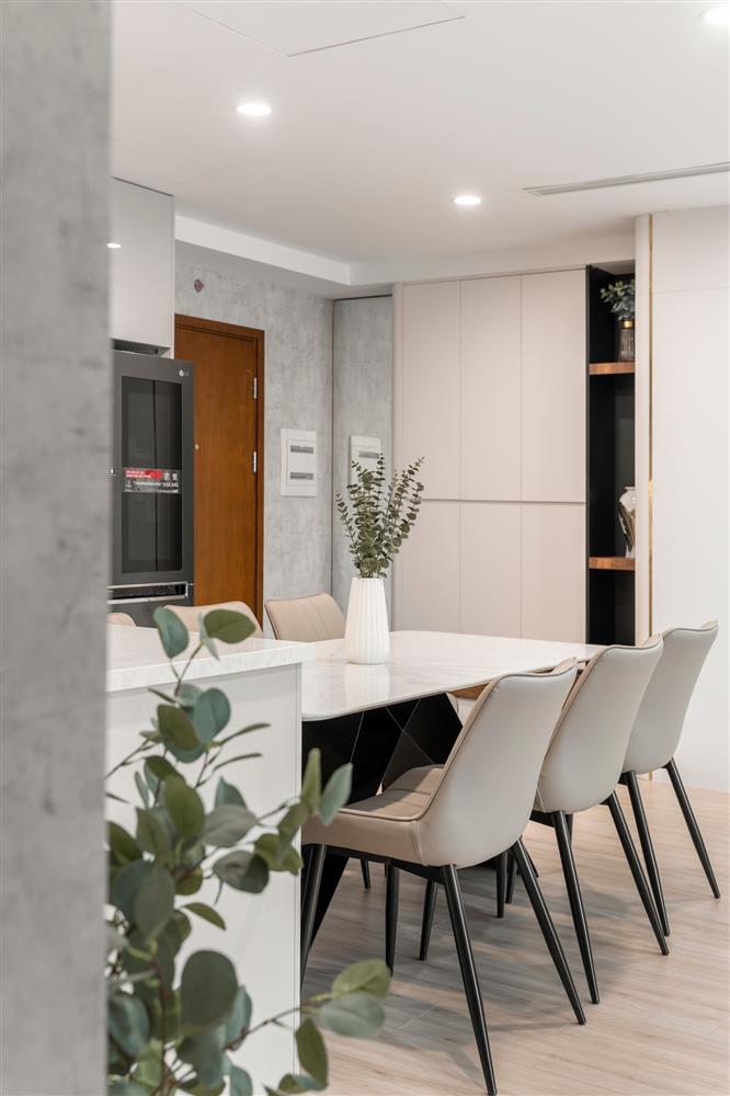 Căn hộ tối giản nhưng vẫn hiện đại và sang trọng, cho cảm giác thông thoáng mà không kém phần trẻ trung, tinh tế-14