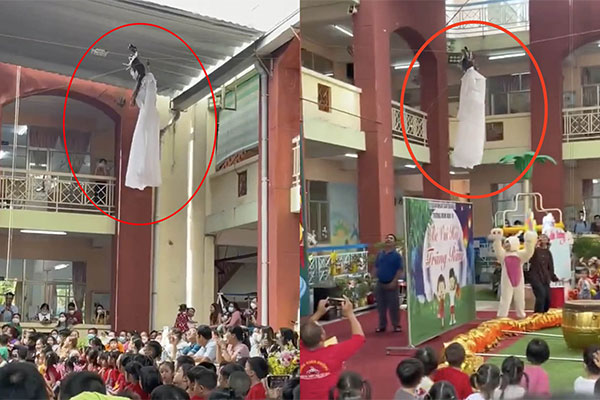 Khóc thét với loạt clip múa lân đột biến và chị Hằng hạ phàm vui hội trăng rằm-2