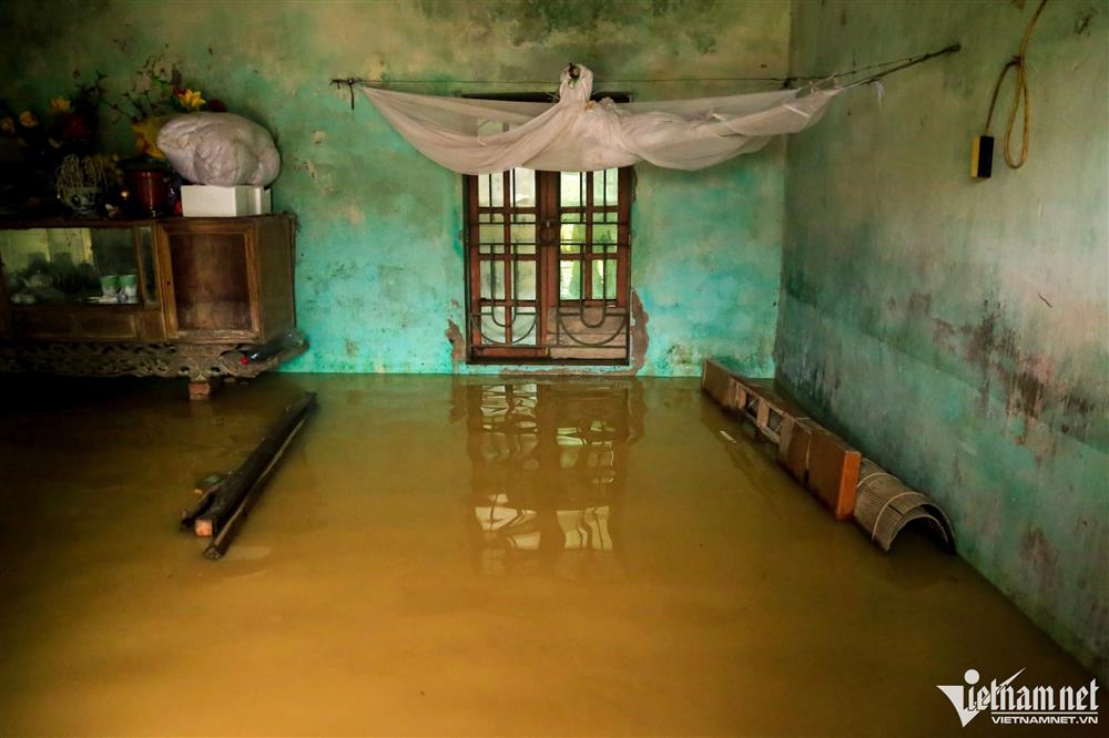 Dân ngoại thành Hà Nội chỉ còn cách nhìn của cải chìm trong làn nước lũ-10