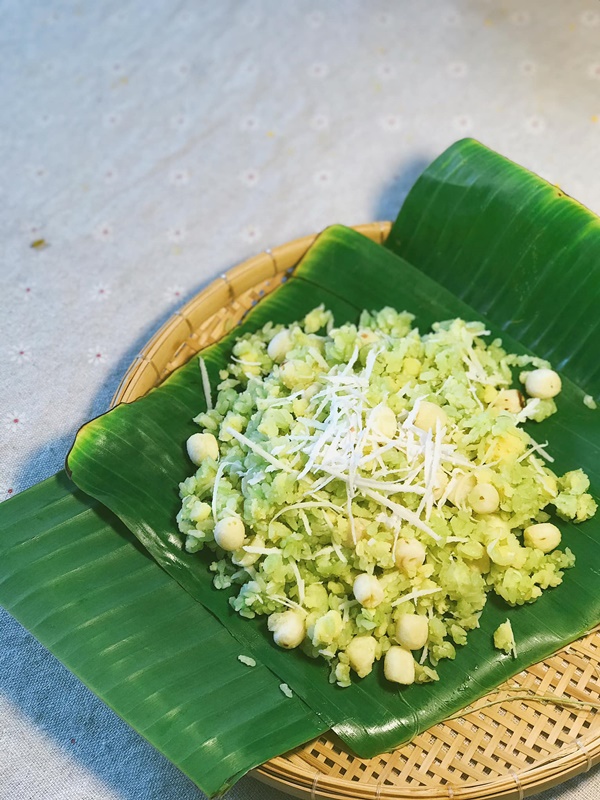 Chị em bỏ túi bí quyết nấu xôi cốm dẻo thơm, ngon mềm chuẩn vị Hà Nội mùa Trung thu-2