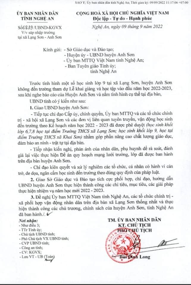 Hàng trăm học sinh không đến trường do phụ huynh phản đối: Xử lý nghiêm việc cản trở, ngăn cấm-1
