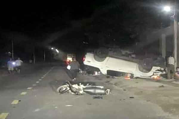4 người ở Bắc Giang thương vong sau cú va chạm giao thông-1