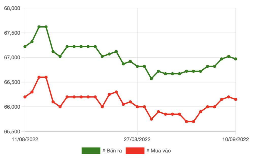 Giá vàng hôm nay 11/9: Kết thúc tuần giằng co, tăng giảm thất thường-1
