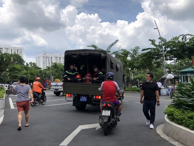Cháy tại căn hộ trong chung cư ở TP Thủ Đức-1