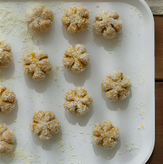 Mát trời trổ tài làm bánh bí đỏ thơm ngon-6