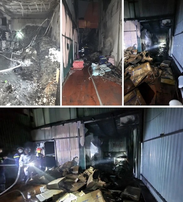 Vụ 3 mẹ con tử vong sau vụ cháy xưởng chăn ga gối đệm ở Hà Nội: Một chiến sĩ công an phải nhập viện cấp cứu-2