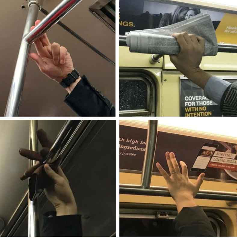 Bộ ảnh bàn tay trên tàu điện ngầm: Nhìn bàn tay, biết tâm trạng, tính cách-6