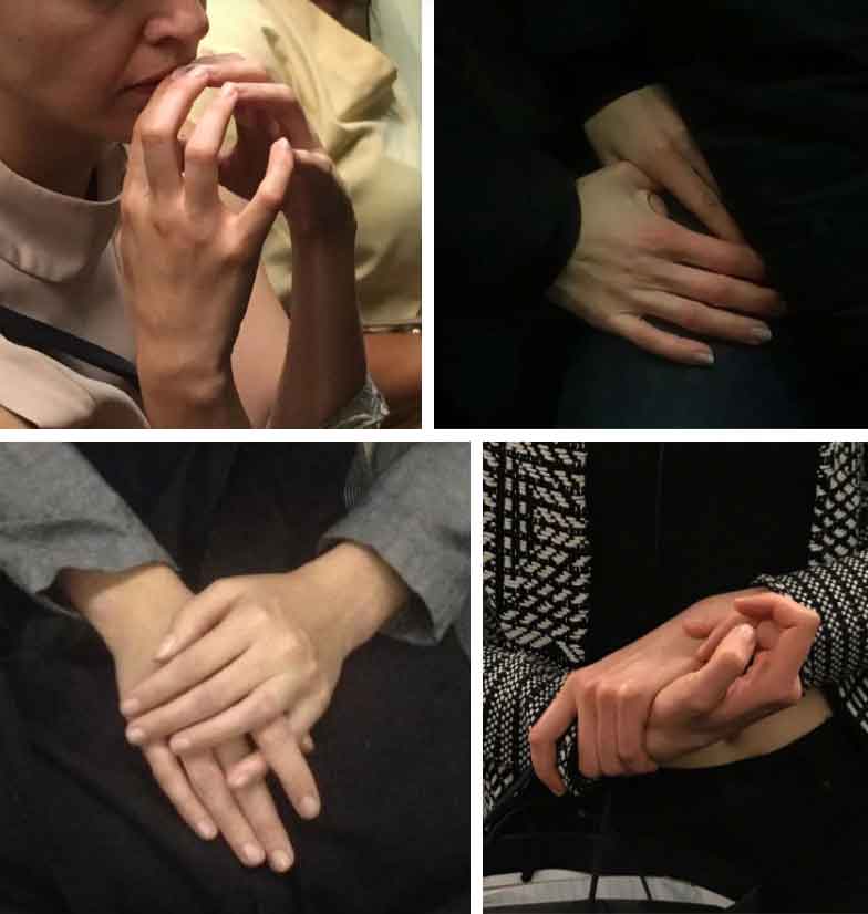 Bộ ảnh bàn tay trên tàu điện ngầm: Nhìn bàn tay, biết tâm trạng, tính cách-10