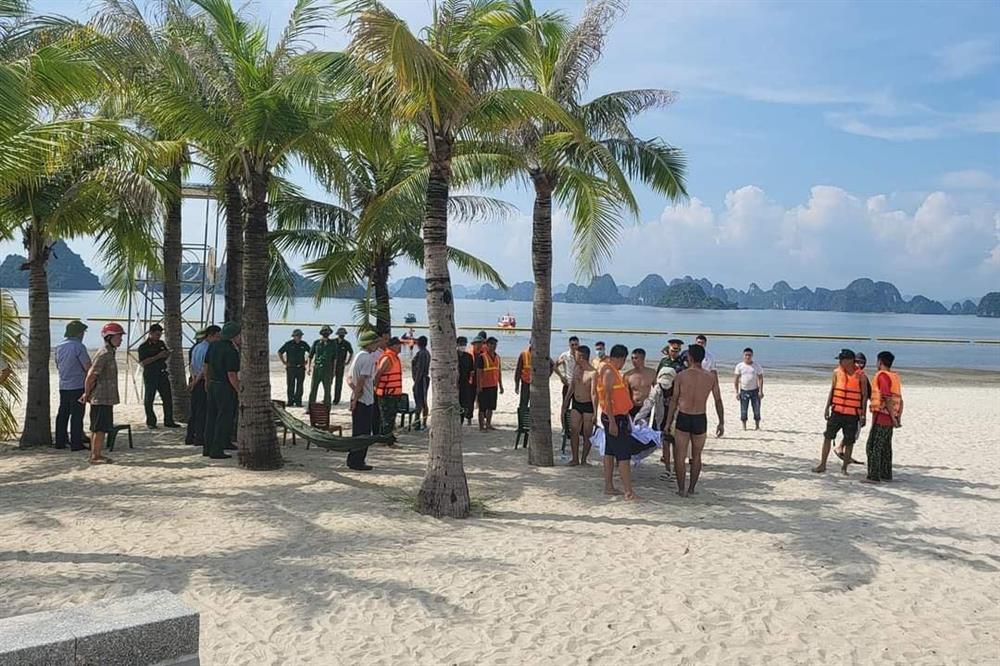 Cô gái chơi mô tô nước chết đuối ở bãi biển Quảng Ninh-1