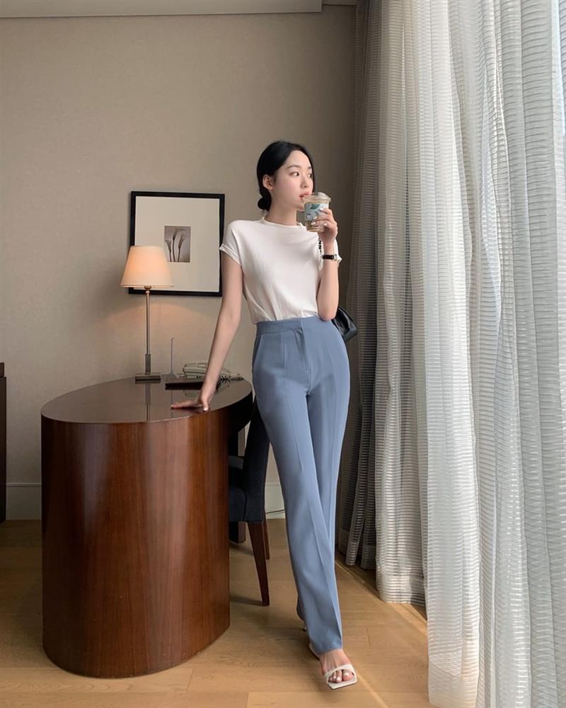 10 set đồ chứng minh khả năng hack tuổi hiệu quả của quần âu sáng màu-4