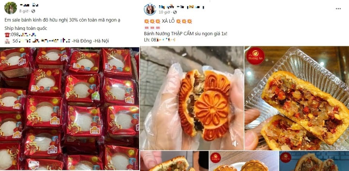 Chợ mạng ào ạt xả hàng bánh trung thu giá rẻ-1