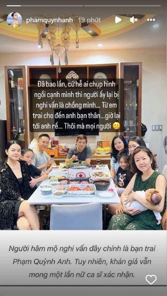 Hậu sinh nở, Phạm Quỳnh Anh cầu xin khán giả dừng tò mò về danh tính của bạn trai-2