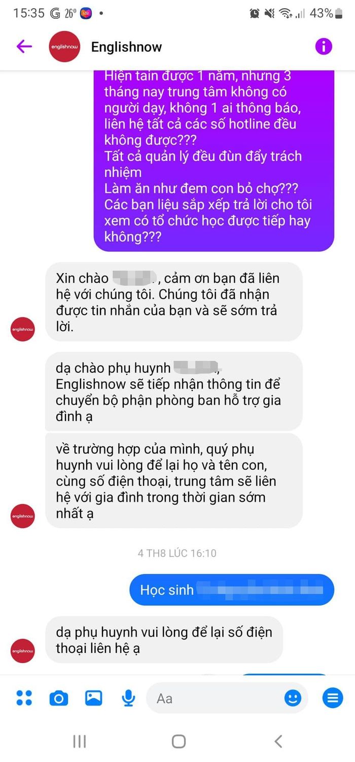 Phụ huynh kéo đến tố trung tâm tiếng Anh ở Hà Nội thu phí rồi hoãn dạy-3