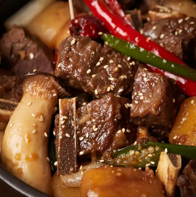 Học người Hàn cách nấu món bò hầm mềm ngọt-8