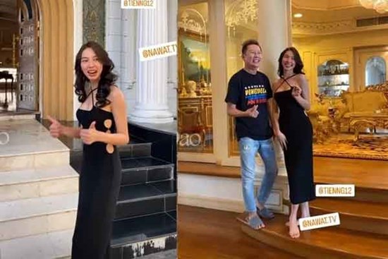 Nhà Chủ tịch Miss Grand như lâu đài, Thùy Tiên choáng váng