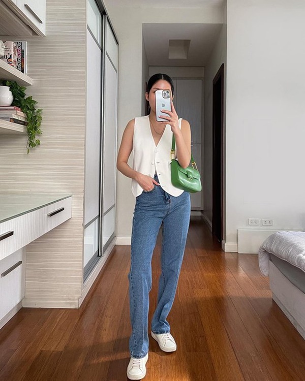 Song Hye Kyo, Jisoo diện áo gile sang chảnh, ăn gian tuổi-9