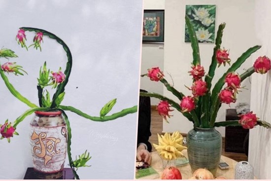 Khách thích trưng đồ độc lạ, cành cọ, cành thanh long bỗng chốc hút hàng