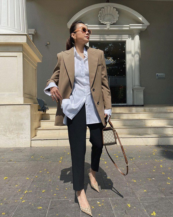 Sao Việt khéo diện đồ màu trung tính: Outfit nào cũng chuẩn tinh tế, đáng để học hỏi-1