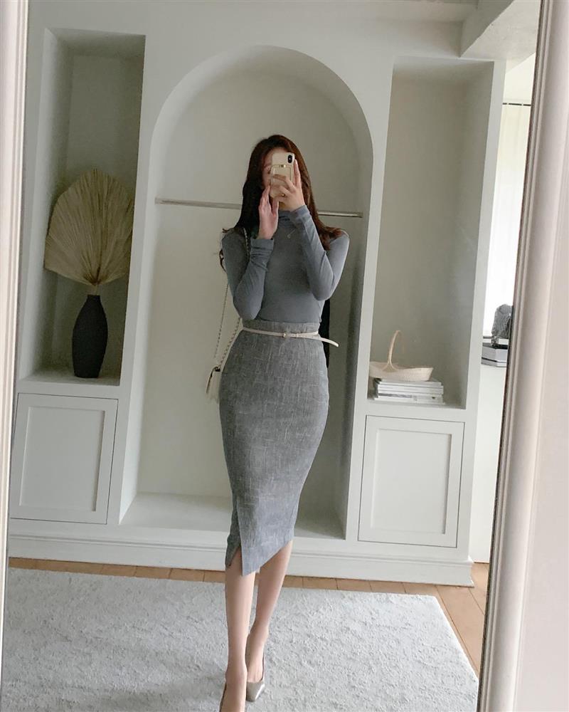 10 cách diện chân váy bút chì thanh lịch-10