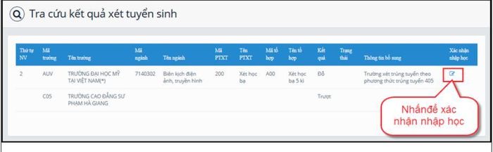 Hướng dẫn 6 bước xác nhận nhập học trực tuyến đại học năm 2022-4