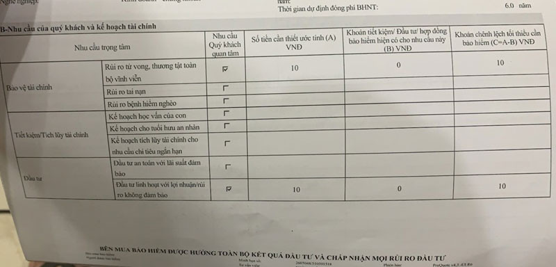 850 triệu gửi tiết kiệm bỗng trở thành tiền nộp hợp đồng bảo hiểm-1