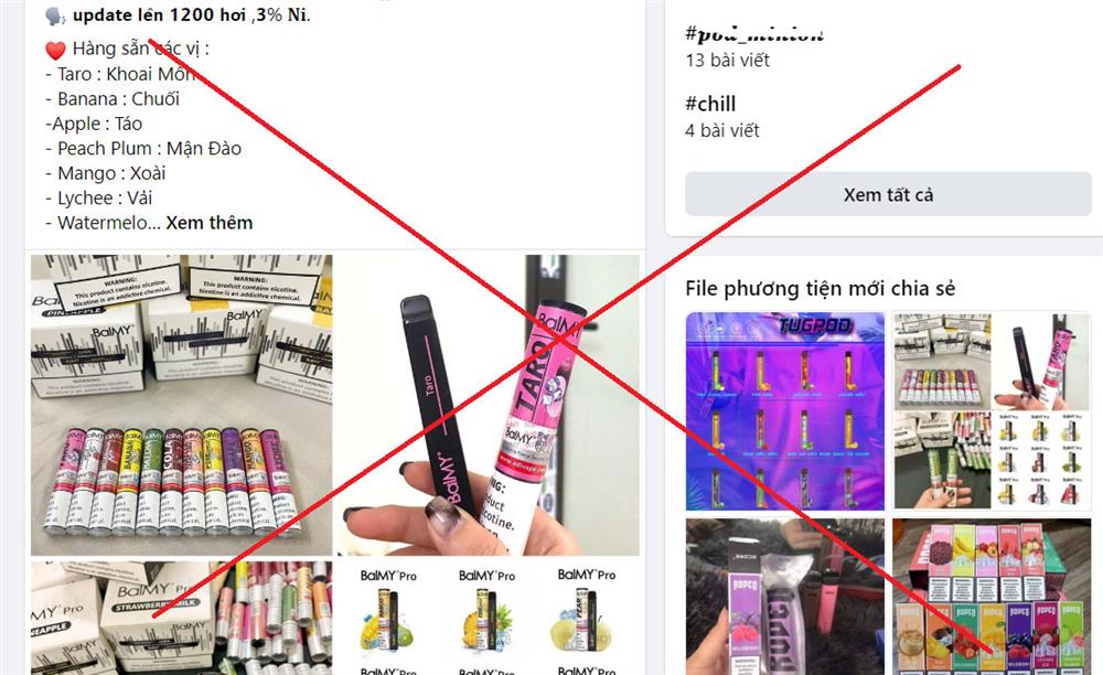 Thuốc lá điện tử: Hàng cấm nhưng mua dễ như mua rau-1