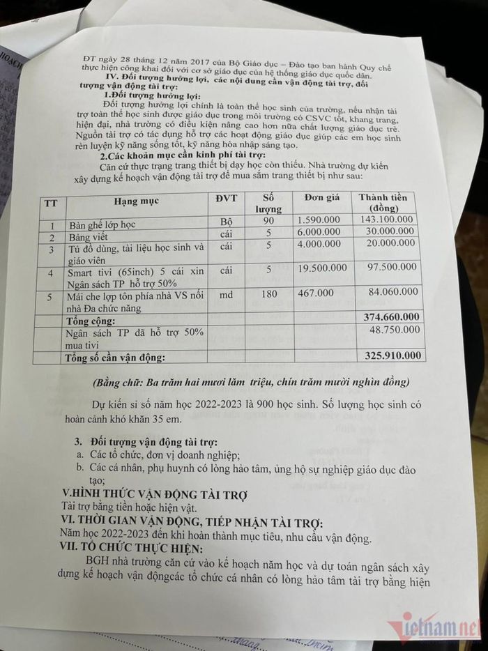 Đầu năm chưa kịp vận động xã hội hóa, hiệu trưởng mượn bàn ghế mới cho lớp 1 ngồi học-2