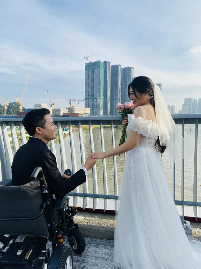 Chàng trai không chân Tô Đình Khánh tung ảnh cưới và chuyện tình cổ tích giữa đời thật-3