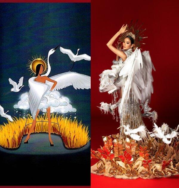 Loạt trang phục dân tộc từ bản vẽ đến thực tế khác một trời một vực-8