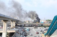 Hà Nội: Dập tắt đám cháy tại phố Khuất Duy Tiến