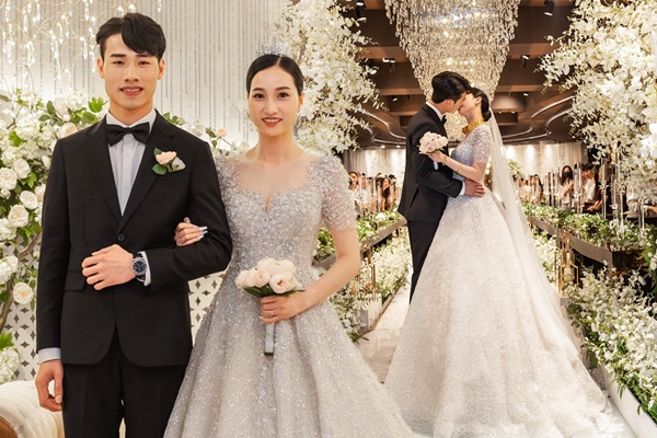 Vì một pha ăn trộm mà có vợ, chú rể tổ chức đám cưới ở làng quê đẹp như tranh-11